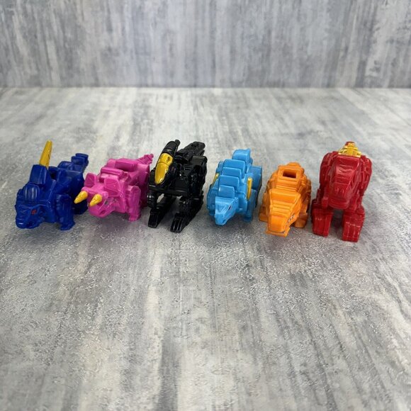 Power Rangers Bondai Dino Charge 5 Charger Case Figures Only Red Blue Black - Picture 1 of 8